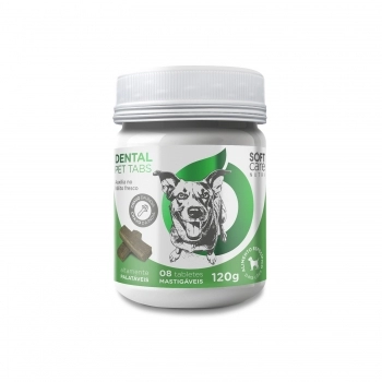 SOFT CARE NUTRI DENTAL PET TABS 8 TABLETES MASTIGAVEIS