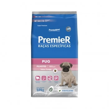 RAÇAS ESPEC FILHOTE PUG 1KG