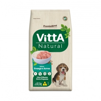 VITTA NATURAL CÃES FIL R PEQ FRANGO E CEREAIS 10,1 KG