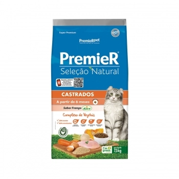 PREMIER SEL NAT GATOS AD CAST 7,5 KG