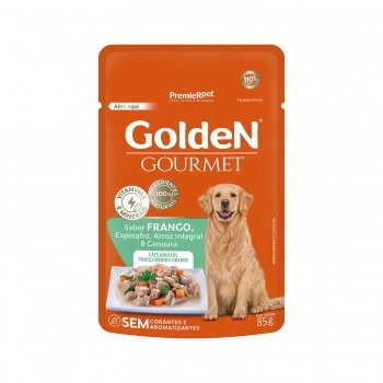GOLDEN GOURMET CAES AD MED/GRD PORTE FRAN 85G (20UN)