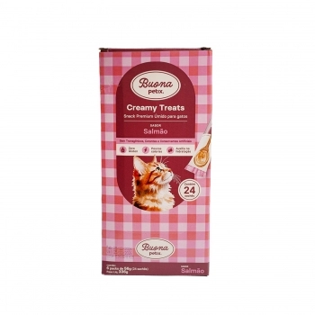 BUONA PETIX CREAMY ATUM DISPLAY C/ 6 PC (24 STICK)