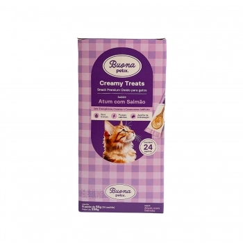 BUONA PETIX CREAMY ATUM-SALMAO DISPLAY C/ 6 PC (24 STICK)