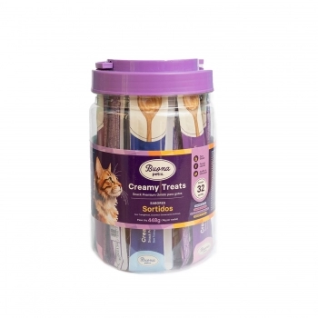 BUONA PETIX CREAMY POTE C/ 32 STICK SORTIDOS