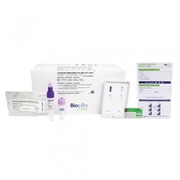 VET085-5 TIPAGEM SANGUINEA FELINA VET FAST (5 TESTES)