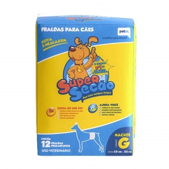 FRALDA SUPERSECAO MACHO G