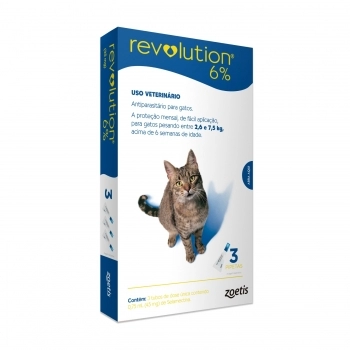 REVOLUTION CX 06% 0,75ML AZUL (2,6 A 7,5 KG)
